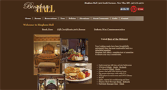 Desktop Screenshot of bingham-hall.com